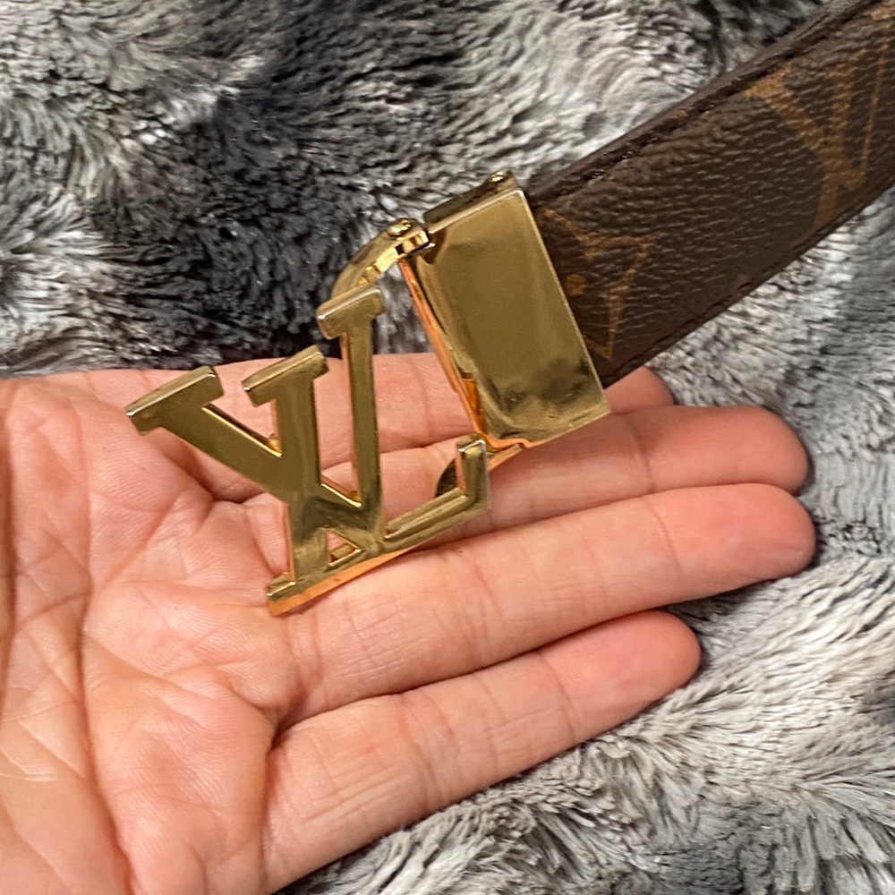 “Louis Vuitton” LV monogram Belt